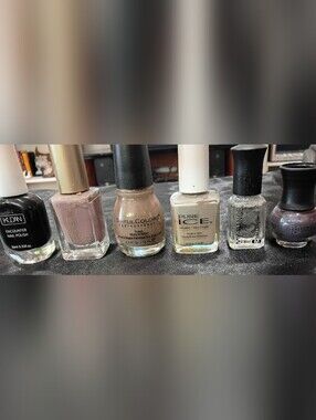 LOT of 6 Neutral Nail Polishes